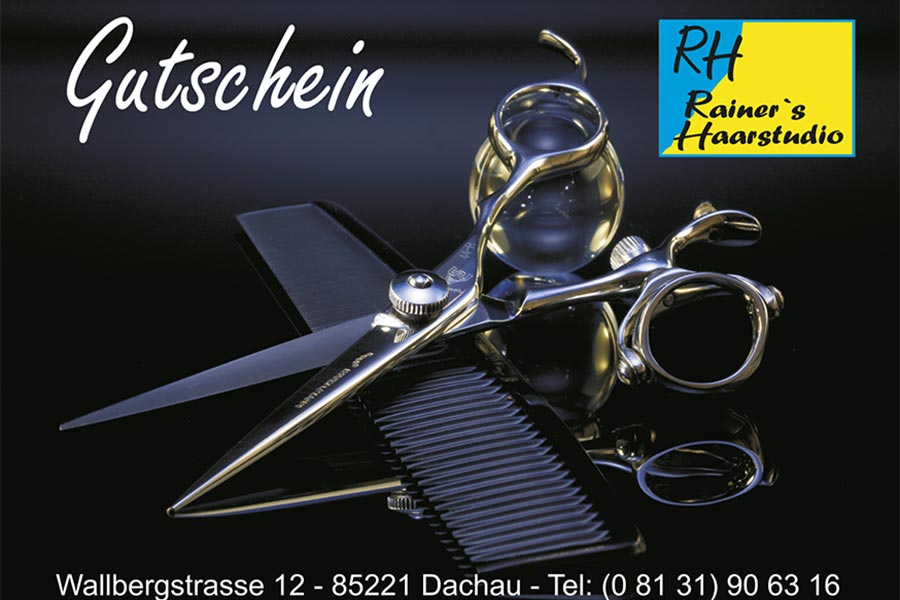 Friseur-Gutschein in Dachau kaufen